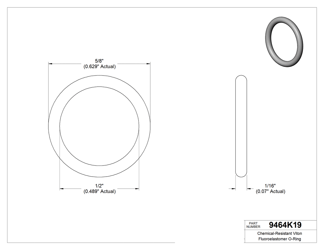 Technical drawing - 9464K19